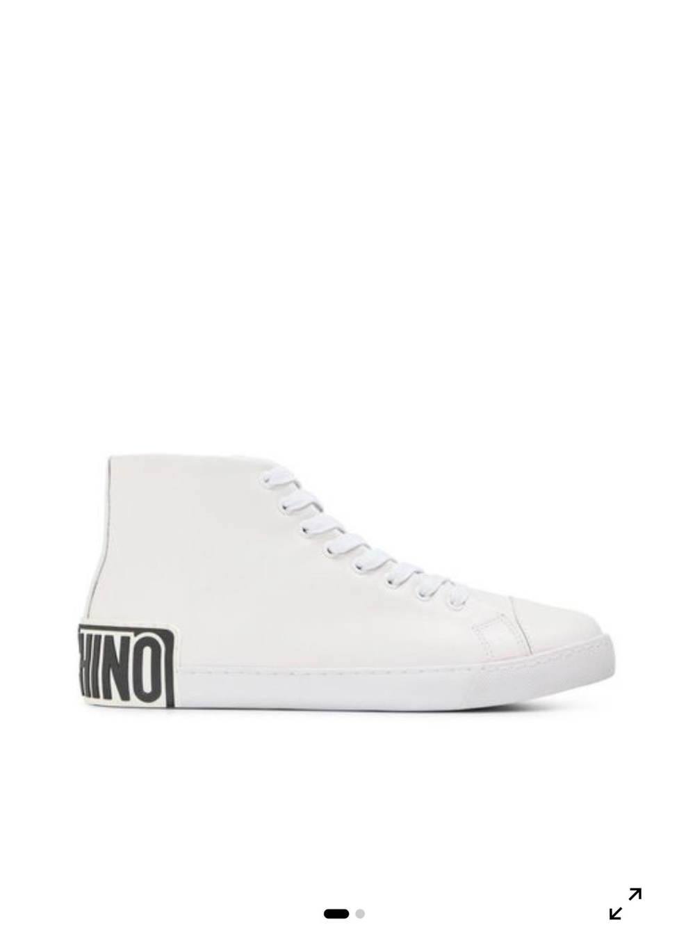 White High-Top Men’s Sneakers - Clean Minimal Style